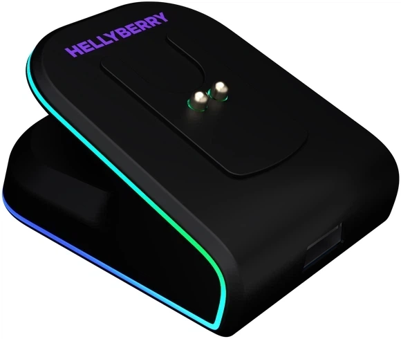 Миша Hator Hellyberry HM47 Pro RGB Wireless/Bluetooth/USB Black-Violet - Фото 8 Миша Hator Hellyberry HM47 Pro RGB Wireless/Bluetooth/USB Black-Violet - изображение 8