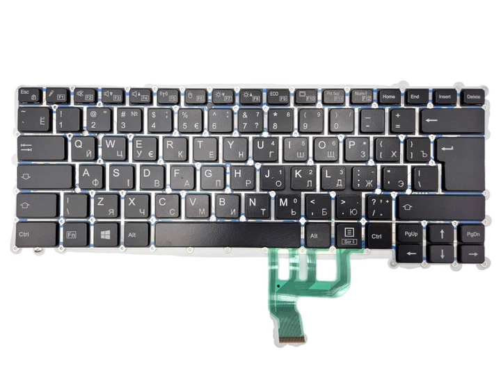 Клавіатура для Fujitsu Lifebook U9310 U9310X U9311X U9312X U9311 U9311A U9311A U937 U938 U939 (RU Black без рамки) - Фото 2 Клавіатура для Fujitsu Lifebook U9310 U9310X U9311X U9312X U9311 U9311A U9311A U937 U938 U939 (RU Black без рамки) - зображення 2