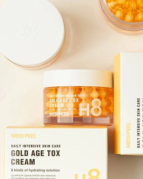 MEDIPEEL Gold Age Tox Cream, антивіковий капсульний крем з екстрактом золотого шовкопряду, 50 мл - Фото 2 MEDIPEEL Gold Age Tox Cream, антивіковий капсульний крем з екстрактом золотого шовкопряду, 50 мл - зображення 2