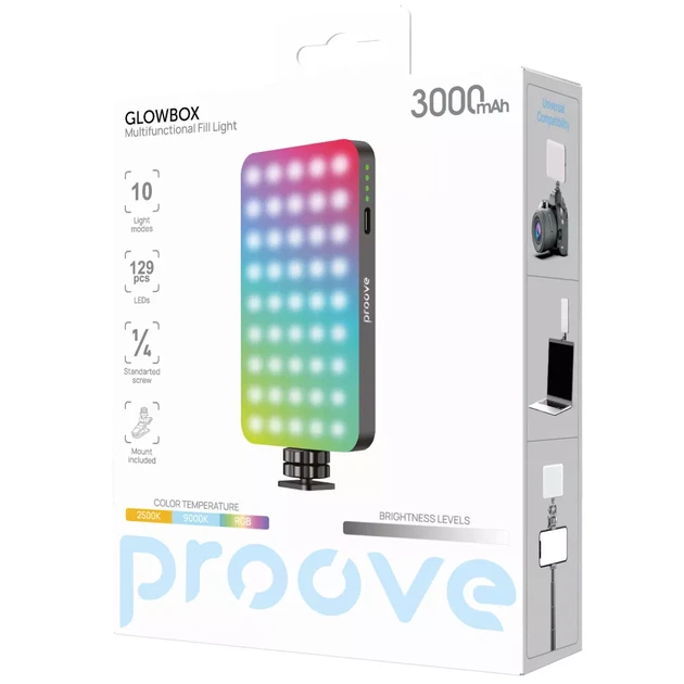 Портативне LED Відеосвітло Proove GlowBox - зображення 11