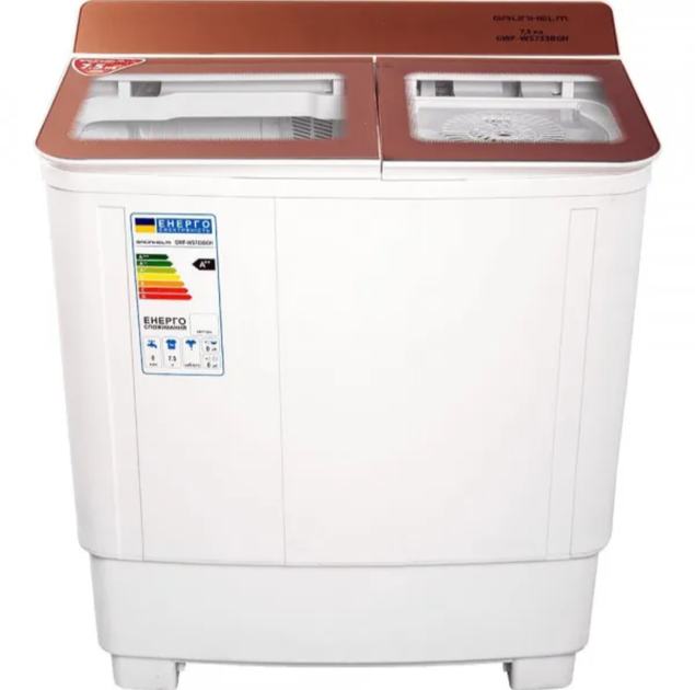 Пральна машина напівавтомат Grunhelm GWF-WS753BGH 7.5 кг з центрифугою - зображення 3