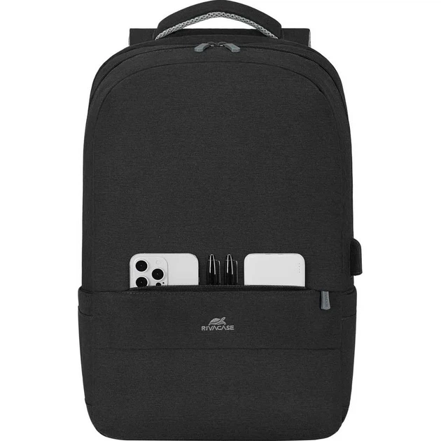 Рюкзак для ноутбука 17.3" RIVACASE Prater 7567 Black - изображение 2