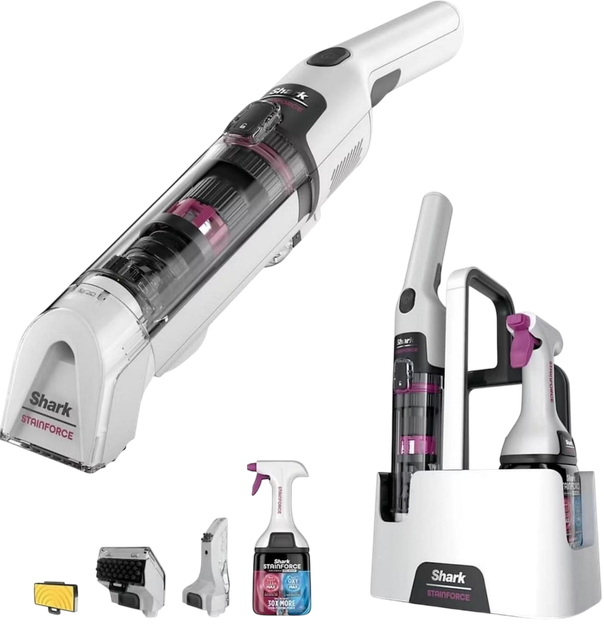 Odkurzacz akumulatorowy do usuwania plam Shark Stain-Destroying Spot HX100EUT - Zdjęcie 1 Odkurzacz akumulatorowy do usuwania plam Shark Stain-Destroying Spot HX100EUT - obraz 1