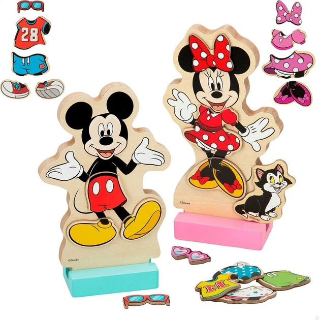 Gra magnetyczna WOOMAX ubieranka Disney Myszka Miki i Myszka Minnie 54 elementy 48725 (8412842487253) - Zdjęcie 2 Gra magnetyczna WOOMAX ubieranka Disney Myszka Miki i Myszka Minnie 54 elementy 48725 (8412842487253) - obraz 2