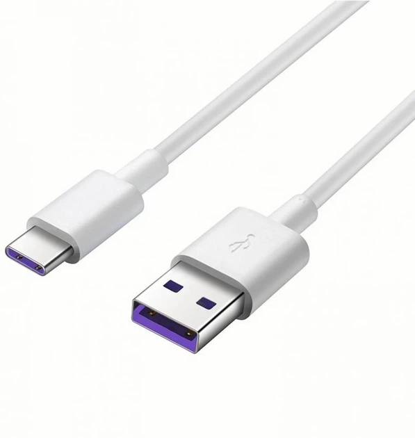 Кабель HOCO X13 USB to Type-C 3A, 1m, PVC, PVC connectors, White - изображение 3