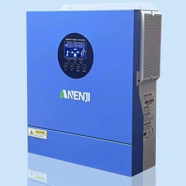 Гібридний сонячний інвертор Anenji ANJ-2000W-12V-WIFI 12V 2000W MPPT - зображення 3