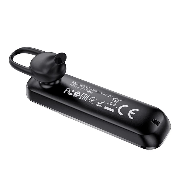 Bluetooth гарнітура HOCO E57 Essential business BT headset Black - изображение 5