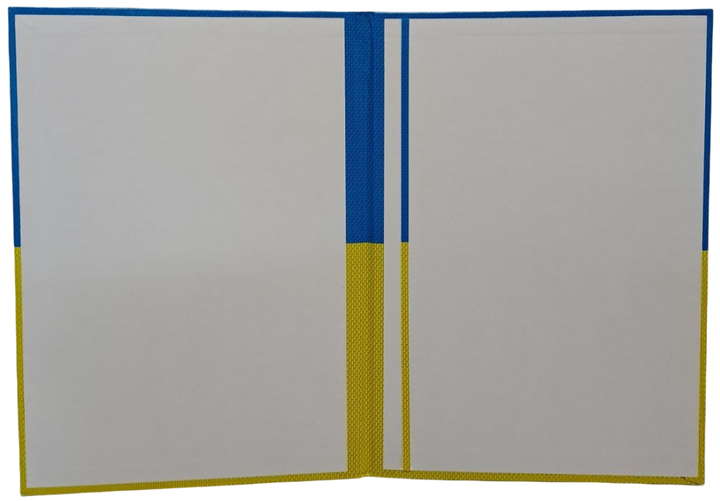 Папка к подписи сине-желтая с гербом ПА014Л - Фото 2 Папка к подписи сине-желтая с гербом ПА014Л - изображение 2