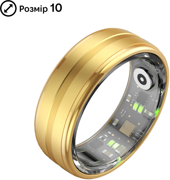 Смарт-кольцо INSPIRE HSR06 Размер 10 Gold (HSR06-10-gold) - изображение 2