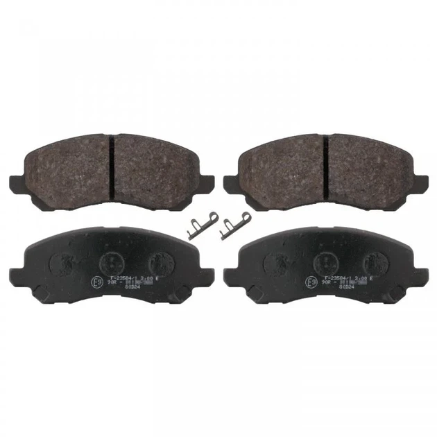 Комплект гальмівних колодок FEBI 16644 Mitsubishi Lancer, Galant, ASX, Outlander, Grandis; Jeep Patriot, Compass; Citroen C4; Chrysler Sebring; Dodge Caliber, Avenger MZ690568, 4605A491, 4605A557 - Фото 1 Комплект гальмівних колодок FEBI 16644 Mitsubishi Lancer, Galant, ASX, Outlander, Grandis; Jeep Patriot, Compass; Citroen C4; Chrysler Sebring; Dodge Caliber, Avenger MZ690568, 4605A491, 4605A557 - изображение 1