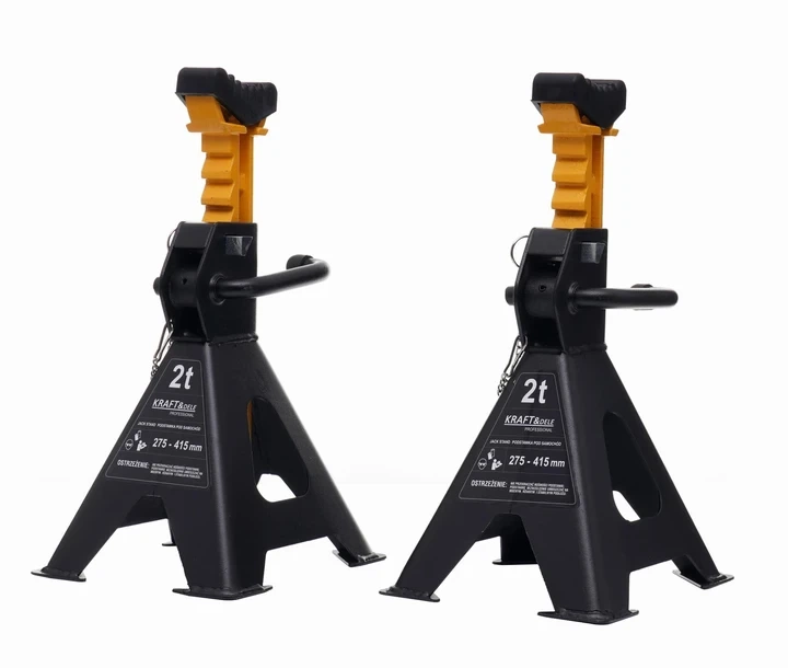 Підставки під автомобіль Kraft&Dele KD3095 275 415 мм чорні - Фото 2 Підставки під автомобіль Kraft&Dele KD3095 275 415 мм чорні - изображение 2