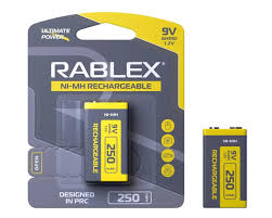 Акумулятор Rablex 6HR61 250mAh - Фото 1 Акумулятор Rablex 6HR61 250mAh - зображення 1
