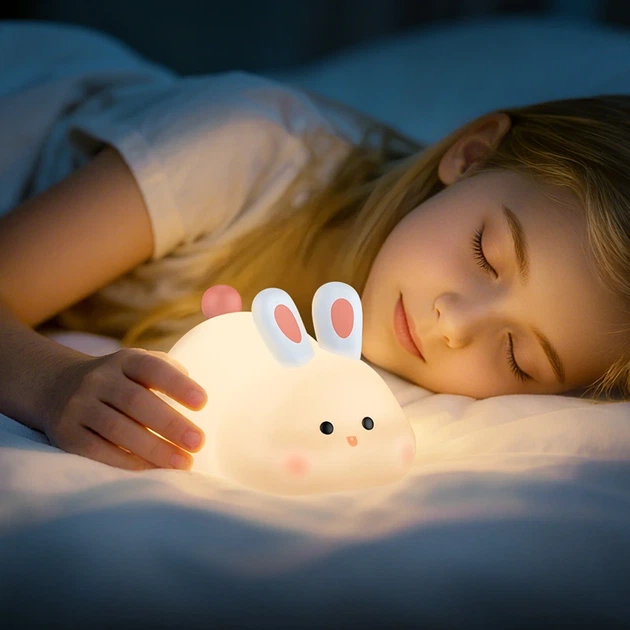 Світильник HOCO HX16 2W. 1200 mAh. Silicone lamp Rabbit - изображение 5
