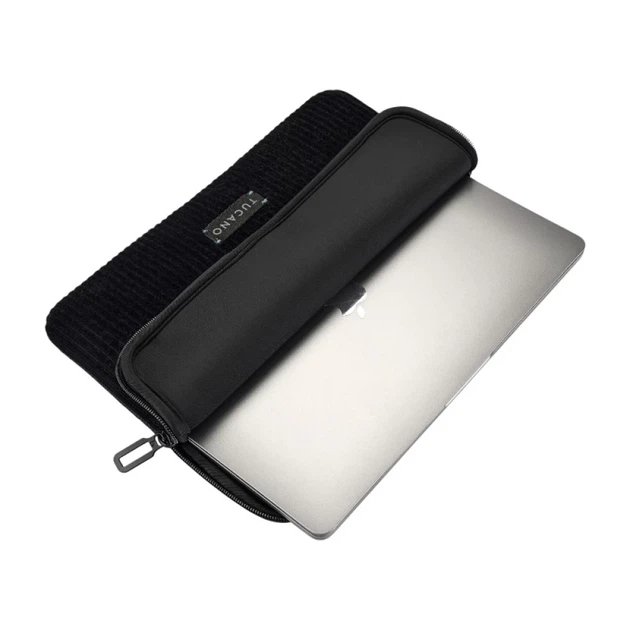 Чехол Tucano Velluto 2 для MacBook Pro 14" Black (BFVEL2MB14-BK) - Фото 7 Чехол Tucano Velluto 2 для MacBook Pro 14" Black (BFVEL2MB14-BK) - изображение 7
