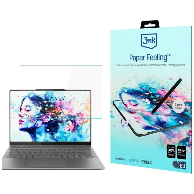 Защитная плёнка 3MK PaperFeeling для Lenovo Yoga 7 14" 14ILL10 (2 pack) (5903108756648) - изображение 6