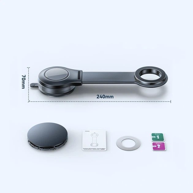 Магнітний тримач Joyroom JR-ZS518 Bendable Magnetic Phone Holder Black (6956116752514) - Фото 14 Магнітний тримач Joyroom JR-ZS518 Bendable Magnetic Phone Holder Black (6956116752514) - зображення 14