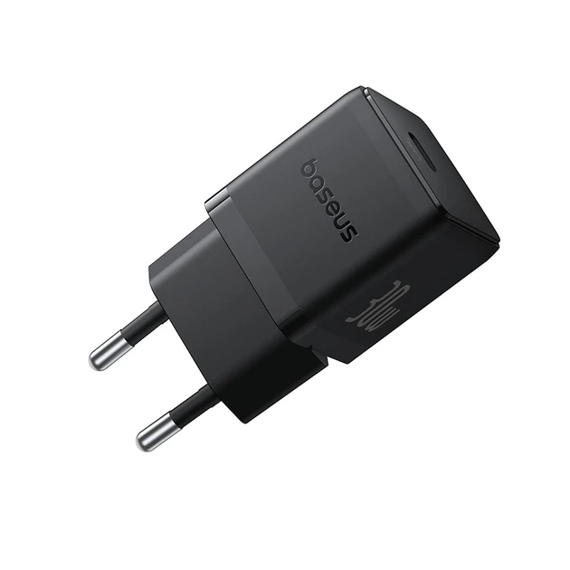 Мережевий зарядний пристрій Baseus Palm Fast Charger 1C 30W EU Cluster Black - Фото 6 Мережевий зарядний пристрій Baseus Palm Fast Charger 1C 30W EU Cluster Black - зображення 6