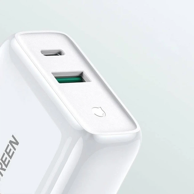 Мережевий зарядний пристрій UGREEN CD170 38W USB-C Wall Charger EU (White) (UGR-60468) - изображение 5