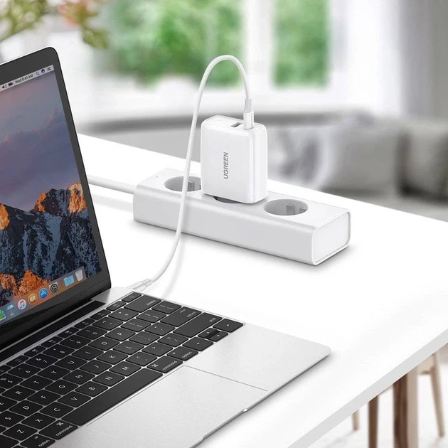 Мережевий зарядний пристрій UGREEN CD170 38W USB-C Wall Charger EU (White) (UGR-60468) - изображение 7