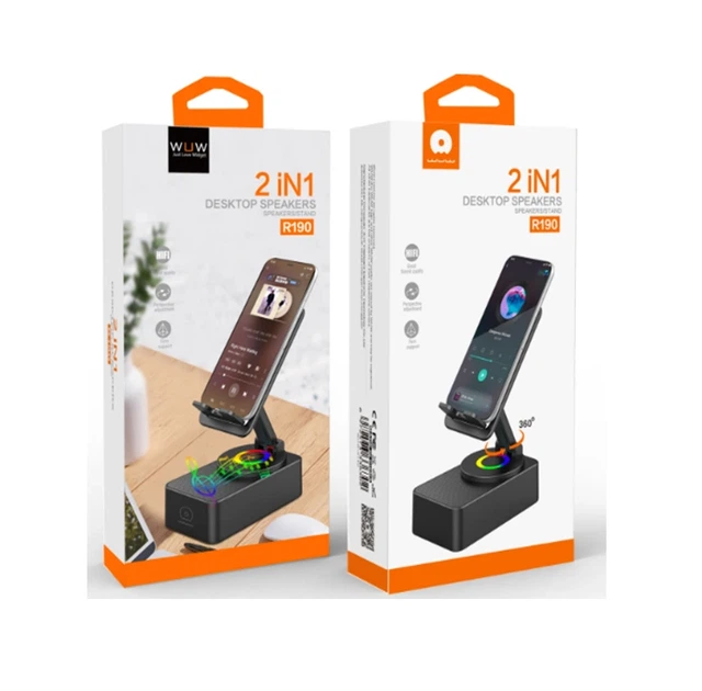 Портативна колонка WUW-R190, 5W, Black - зображення 2