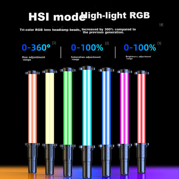 Портативный светодиодный RGB-светильник Shuotu, полноцветный заполняющий свет с регулируемой цветовой температурой, профессиональное освещение для видеосъемки и фотосъемки, мягкий свет для ночной съемки на открытом воздухе и прямых трансляций. - изображение 6