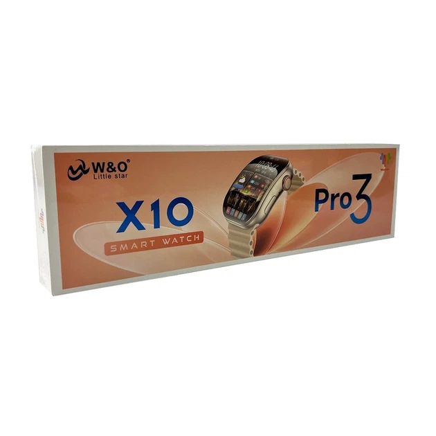 Смарт-годинник W&O X10 Pro 3 46mm. 240 mAh, IP67 Gold - Фото 4 Смарт-годинник W&O X10 Pro 3 46mm. 240 mAh, IP67 Gold - изображение 4