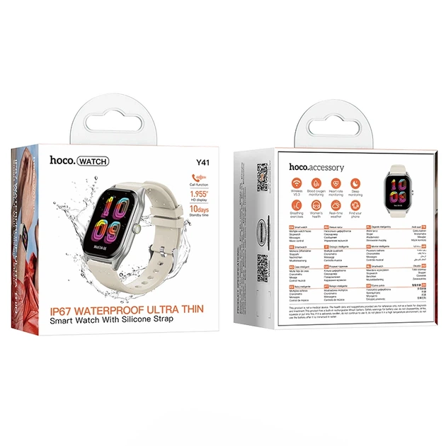 Смарт-годинник HOCO Y41 Smart watch(call version) Silver - изображение 2
