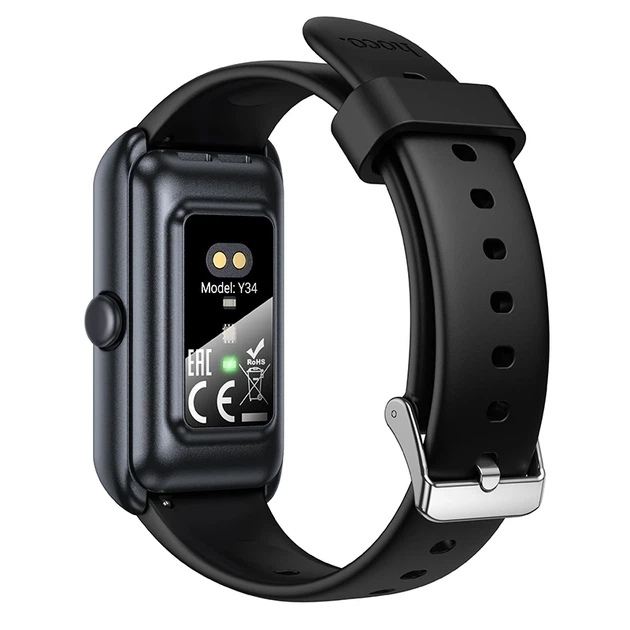 Смарт-годинник HOCO Y34 37mm. 180 mAh. IP67 Smart sports watch(call version) Black - изображение 4