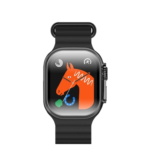 Смарт-годинник W&O X10 Ultra 3 49mm. 300 mAh. IP67 Black - изображение 3
