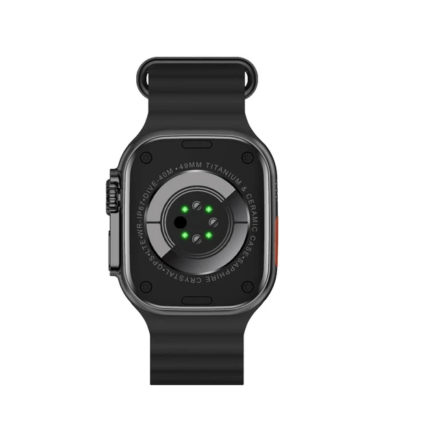 Смарт-годинник W&O X10 Ultra 3 49mm. 300 mAh. IP67 Black - изображение 6