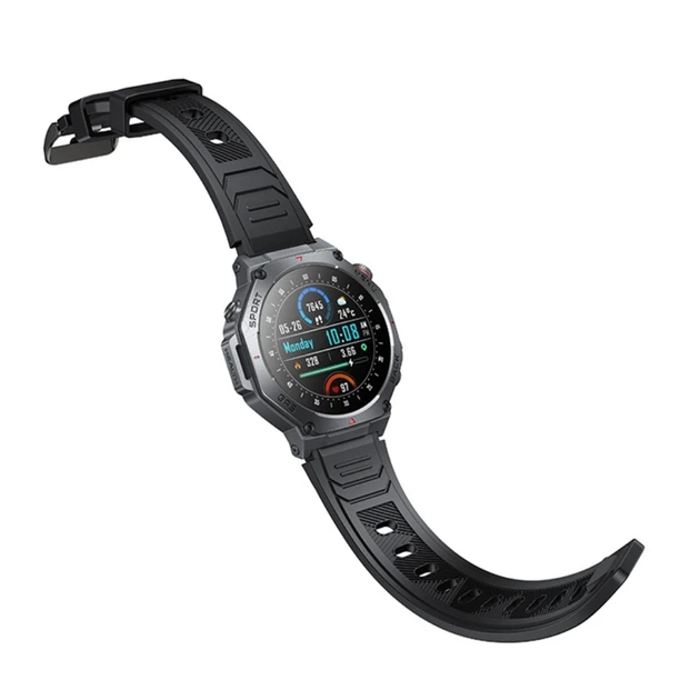 Смарт-годинник HOCO Y37 AMOLED 36mm. 520 mAh. GPS sports watch(call version) Black - Фото 5 Смарт-годинник HOCO Y37 AMOLED 36mm. 520 mAh. GPS sports watch(call version) Black - изображение 5