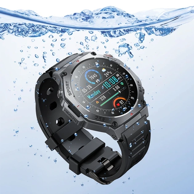 Смарт-годинник HOCO Y37 AMOLED 36mm. 520 mAh. GPS sports watch(call version) Black - Фото 9 Смарт-годинник HOCO Y37 AMOLED 36mm. 520 mAh. GPS sports watch(call version) Black - изображение 9