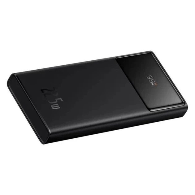 Зовнішній акумулятор Baseus Star-Lord Digital Display Fast Charge Power Bank 10000mAh 22.5W Black（With Charging Cable USB to Type-C 3A 0.3m Black） - зображення 2