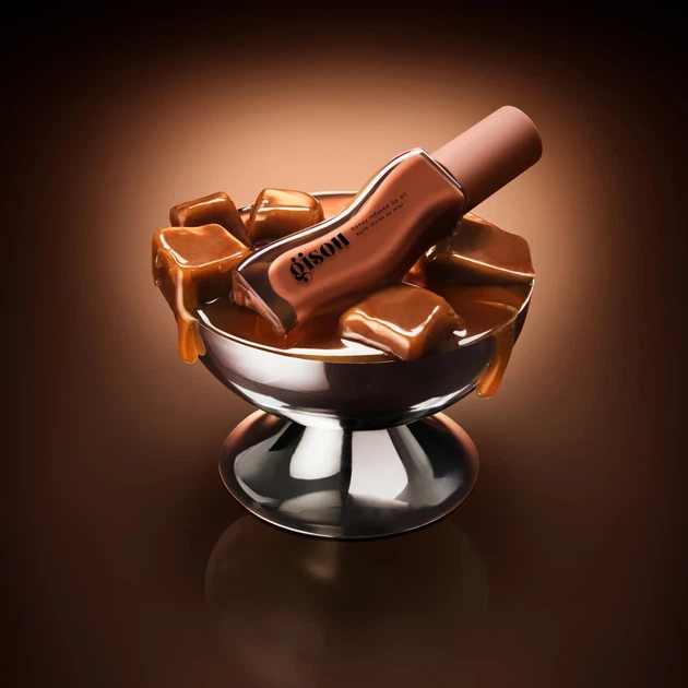 Олія для губ Gisou "Sticky Toffee" Honey Infused Lip Oil - зображення 3