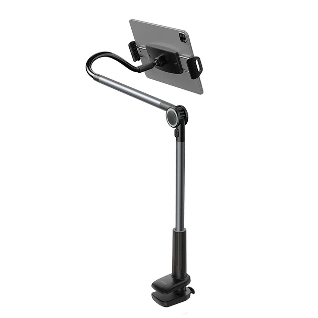 Тримач для мобiльного Baseus Otaku life rotary adjustment lazy holder Pro(Applicable for phone/ ipad) gray - Фото 4 Тримач для мобiльного Baseus Otaku life rotary adjustment lazy holder Pro(Applicable for phone/ ipad) gray - зображення 4