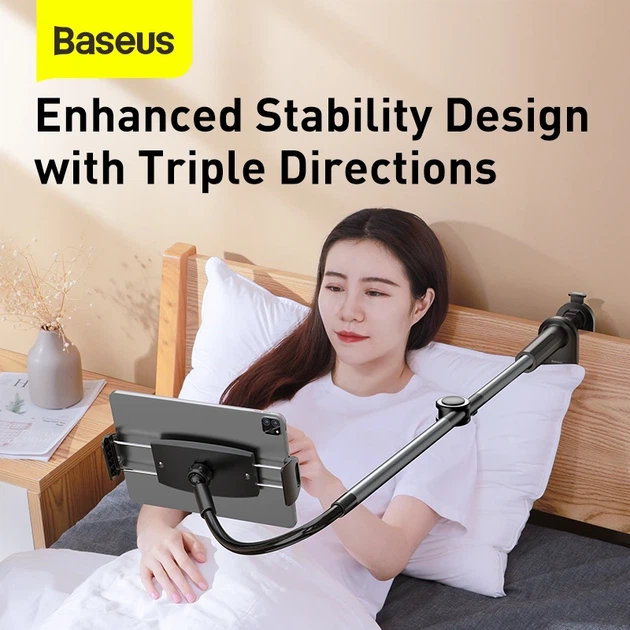 Тримач для мобiльного Baseus Otaku life rotary adjustment lazy holder Pro(Applicable for phone/ ipad) gray - Фото 10 Тримач для мобiльного Baseus Otaku life rotary adjustment lazy holder Pro(Applicable for phone/ ipad) gray - зображення 10