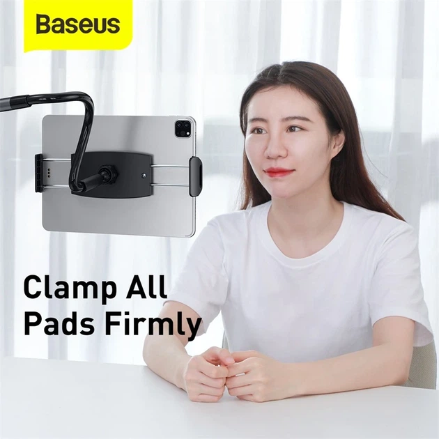 Тримач для мобiльного Baseus Otaku life rotary adjustment lazy holder Pro(Applicable for phone/ ipad) gray - Фото 14 Тримач для мобiльного Baseus Otaku life rotary adjustment lazy holder Pro(Applicable for phone/ ipad) gray - зображення 14