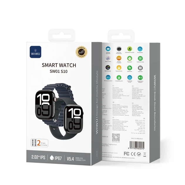 Смарт-годинник WIWU Smart Watch SW01 Silver - Фото 2 Смарт-годинник WIWU Smart Watch SW01 Silver - изображение 2