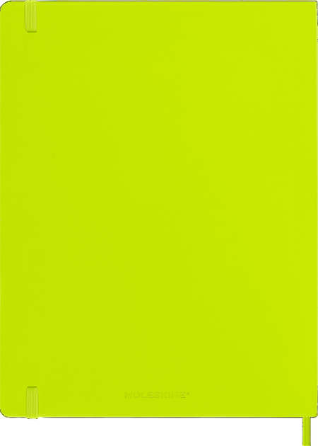 Notes Moleskine Classic XL Cytrynowy gładki 19 x 25 cm 192 strony (8056420851021) - obraz 2