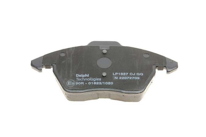 Комплект гальмівних колодок Delphi LP1837 Audi A3; Seat Toledo, Leon, Ibiza; Volkswagen Touran, Golf, Passat, Tiguan, Polo, Jetta, Caddy; Skoda Superb, Rapid, Octavia, Fabia 19374040, 5K0698151, 5K0698151B - Фото 4 Комплект гальмівних колодок Delphi LP1837 Audi A3; Seat Toledo, Leon, Ibiza; Volkswagen Touran, Golf, Passat, Tiguan, Polo, Jetta, Caddy; Skoda Superb, Rapid, Octavia, Fabia 19374040, 5K0698151, 5K0698151B - изображение 4