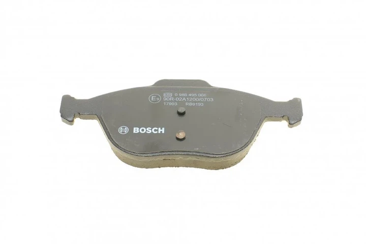 Комплект гальмівних колодок BOSCH 0 986 495 066 Ford Transit, Connect, Focus, Fiesta AT1Z2001A, 4427737, 2T142K021AC - Фото 6 Комплект гальмівних колодок BOSCH 0 986 495 066 Ford Transit, Connect, Focus, Fiesta AT1Z2001A, 4427737, 2T142K021AC - изображение 6