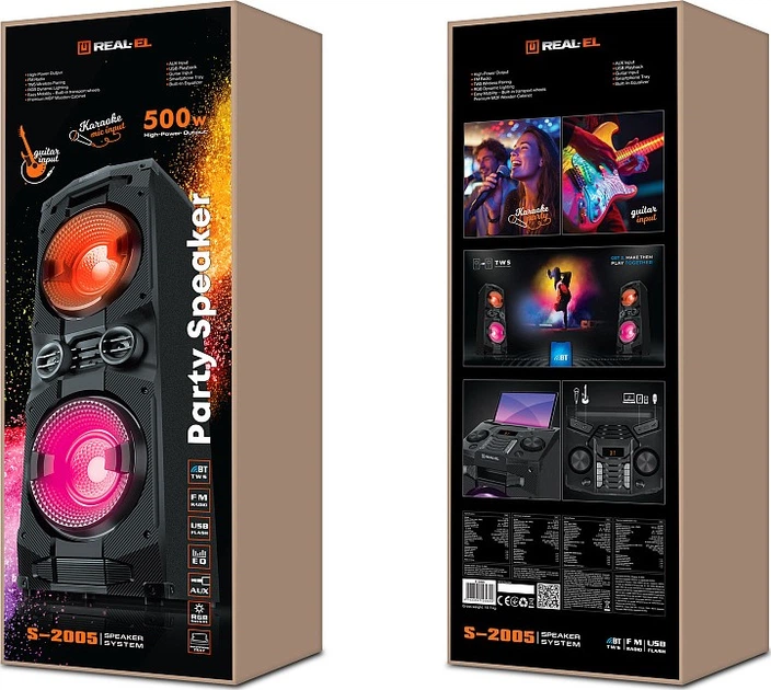 Акустична система REAL-EL S-2005 Black - зображення 17