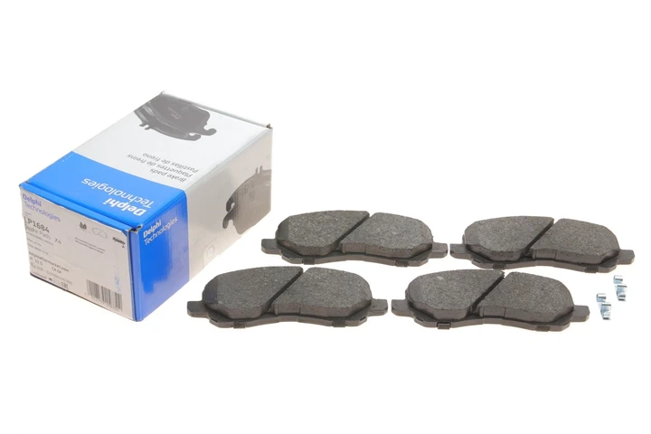 Колодки гальмові Delphi LP1684 Chrysler SEBRING; Mitsubishi Galant, Grandis, Outlander, Lancer, ASX; Citroen C4; Jeep Compass (MK49), Patriot; Dodge Caliber, Avenger MZ690568, 1607690380, 1607690480 - зображення 2