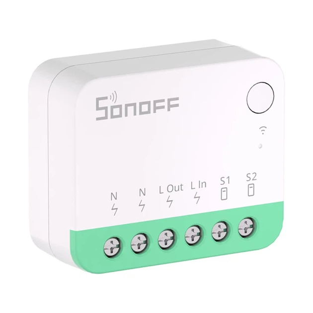 Розумний міні перемикач WiFi Sonoff MINIR4M Matter (MINIR4M) - зображення 6