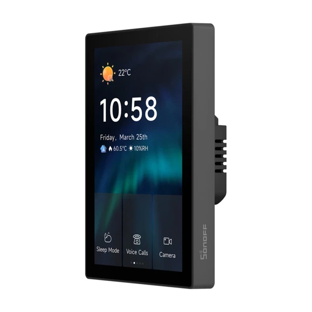 Панель керування WiFi/Bluetooth/ZigBee Matter SONOFF NSPanel Pro 120 Black (NSPanel120PB) - зображення 4