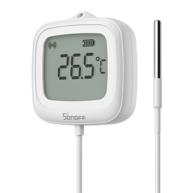 Датчик температуры ZigBee LCD Sonoff SNZB-02LD (с зондом) (SNZB-02LD) - изображение 3
