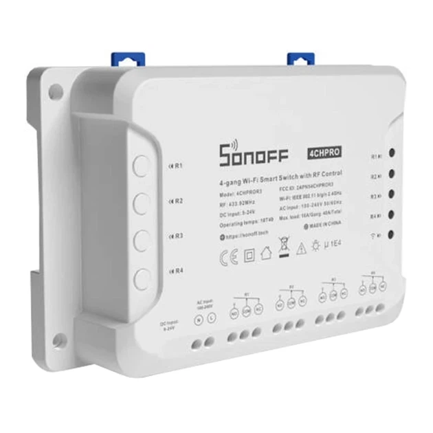 Розумний перемикач Sonoff 4CHPROR3 (M0802010004) - зображення 3