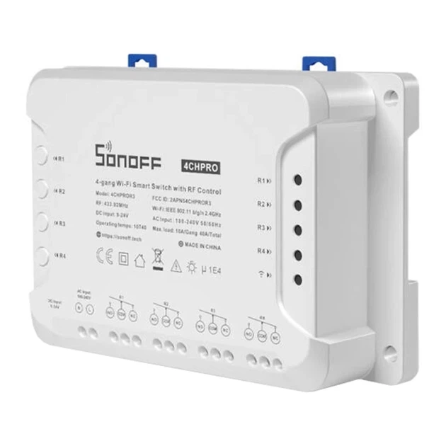 Розумний перемикач Sonoff 4CHPROR3 (M0802010004) - зображення 4