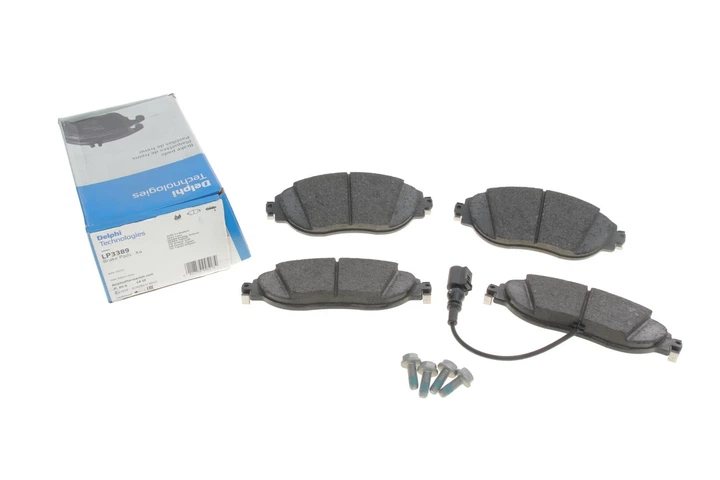 Комплект гальмівних колодок Delphi LP3389 Volkswagen Golf, Passat, Tiguan; Audi A3, Q3; Skoda Superb, Kodiaq, Octavia; Seat Leon 3Q0698151B, 5Q0698151AJ, 5Q0698151L - изображение 2