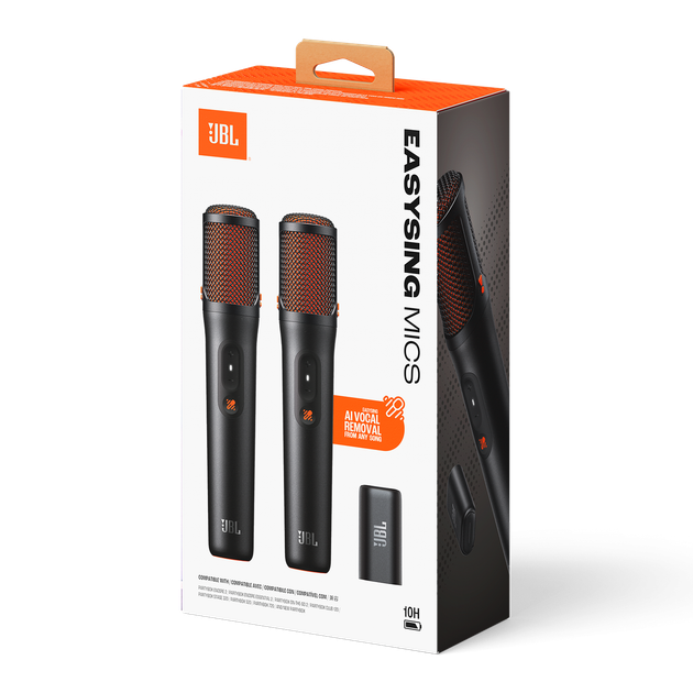 Микрофон JBL EasySing Mics (JBLEASYSINGMICS) черный - зображення 6